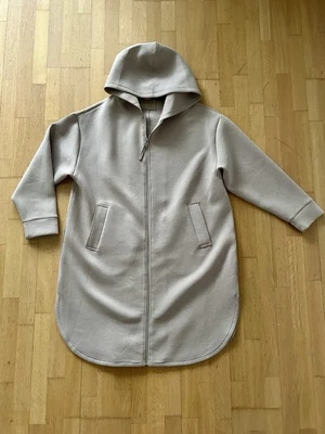 TOP! DICKE LANGE OUTDOOR SWEAT JACKE BEIGE 42 - Bild 1 von 2