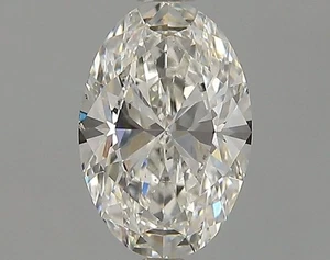 Certified GIA 1.01 CT Oval Cut Natural Mined Diamond Loose H color SI1 clarity - Picture 1 of 2
