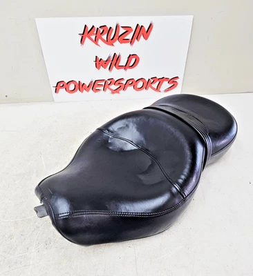 Harley Sportster Custom 2008 sillín de 2 asientos OEM negro Foto 1 de 4