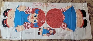 Vintage My Name Is Suzy Doll Cut & Sew Cotton Fabric Panel 1960's/1970's #1 - Picture 1 of 5