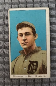 1909 E90-1 American Caramel Detroit Tiger Oscar Stanage 3 sehr guter Zustand - Bild 1 von 3