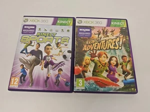 ๐ฎ Pacchetto Giochi Xbox 360 Kinect - Kinect Sports + Kinect Adventures - Completo - Foto 1 di 4