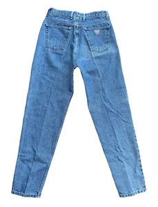Jeans donna vintage Guess Original Fit mamma taglia 31x29 lavaggio chiaro stretto USA 1050 RG - Foto 1 di 5