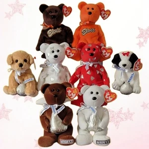  ⭐️ WALGREEN EXCLUSIVAS ⭐️ Lote de 8 TY HERESHEY Beanie Babies - MWMT'S - Imagen 1 de 9