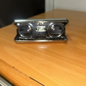 Vintage The Akron COMPACT FOLDING SPORTS GLASSES Binoculars / Opera Mid-Century - Picture 1 of 6