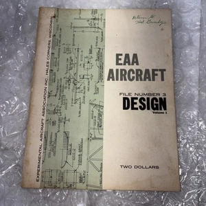 EAA Aircraft File Number 3 Design Volume 1 - Imagen 1 de 3
