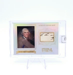 2024 Eternal Cuts Thomas Jefferson reliquia histórica edición limitada/50 - Imagen 1 de 2