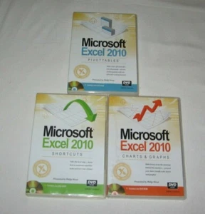Microsoft Excel 2010 DVD-ROM Skillpath Philip Wiest Set Instruction Shortcuts - Picture 1 of 2