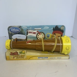 Jake Neverland Pirates Spyglass Talking Light Up Disney Jr Toy 2011 Mattel Hook - Picture 1 of 8