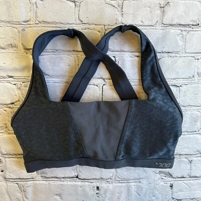 Sujetador deportivo Lorna Jane azul medio acolchado atlético entrenamiento correr gimnasio top Foto 1 de 4