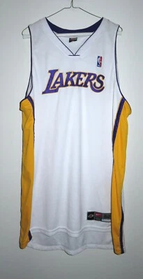 Los Angeles Lakers Sunday White Blank Jersey Nike Authentic Original 52 2XL XXL - Image 1 of 4