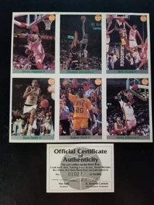 1991-92 Front Row Basketball Uncut Sheet - Picture 1 of 3