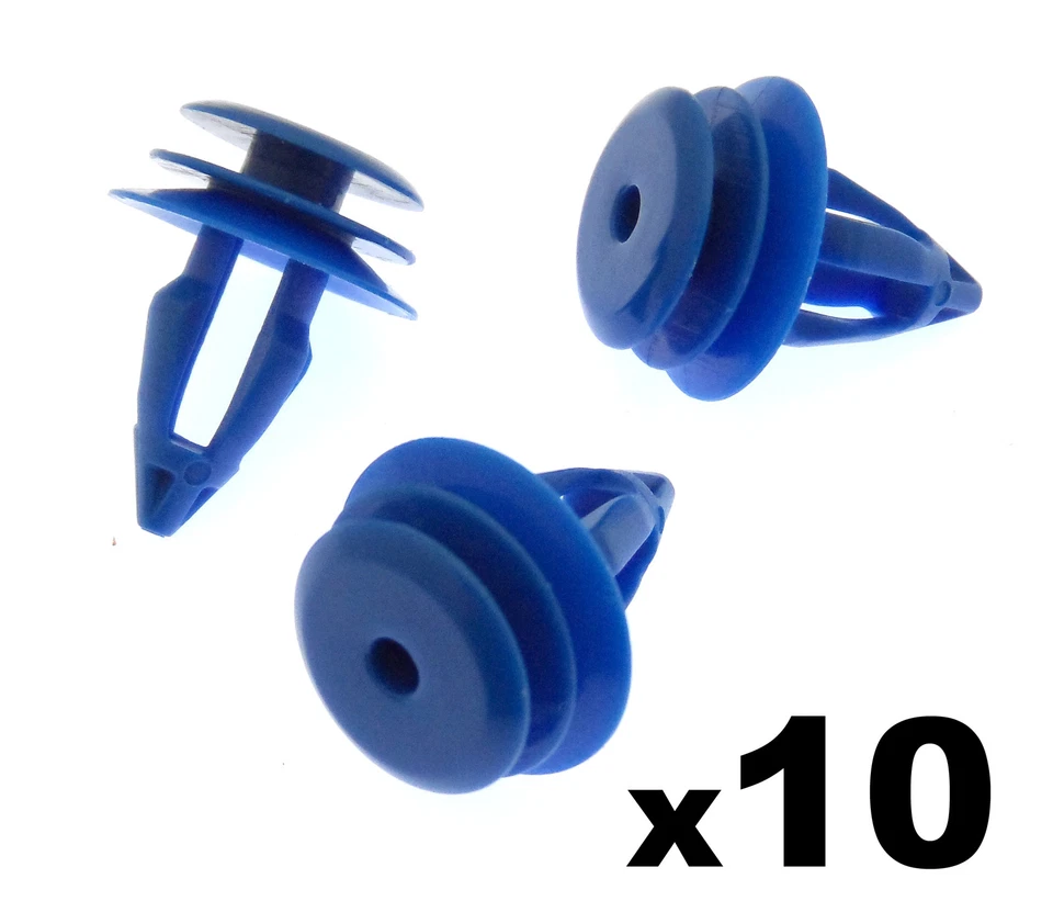 10x Land Rover Range Evoque PLASTIQUE Clips pour avant & Arrière Passage de Roue - Image 1 of 1