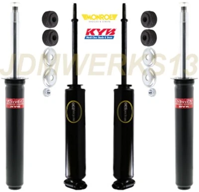 KYB DIANTEIRO E TRASEIRO MONROE 4 AMORTECEDORES serve para Z31 Nissan 300zx 1984 84 85 86 87 88 89 - Imagem 1 de 4