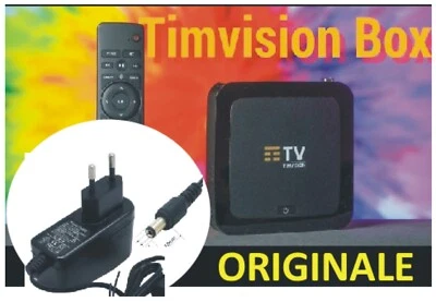 CARICABATTERIE TRAVEL ORIGINALE PER DECODER TIM BOX TIMVISION - Immagine 1 di 4