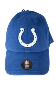 Nuovo!! Cappello Berretto Blu NFL Indianapolis Colts Ricamato Regolabile Strapback OSFA - Foto 1 di 9