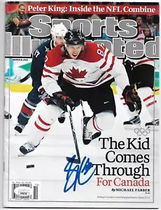 Pittsburgh Penguins SYDNEY CROSBY signierter Sport illustriert SI JSA - Bild 1 von 1