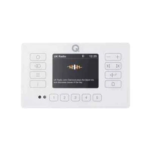 Q Acoustics E120 Bluetooth Wall Amplifier with DAB+ Touch Panel Control - White - Picture 1 of 6