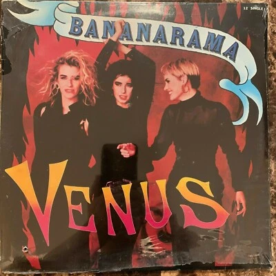 BANANARAMA -VENUS- 1986 MEXICAN SINGLE 12" STILL SEALED PUNCH HOLE OPEN PLASTIC - Image 1 of 2