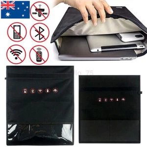 AUS Large Faraday Bag Signal Blocking Shielding Pouch Cell Wallet Phone Blocker - Picture 1 of 13