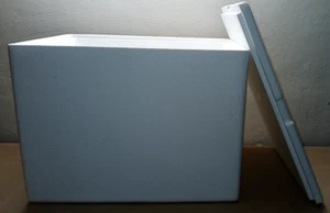Styroporbox sehr große 98L 3,5/4cm Wand! Thermobox Kühlen Wärmen Transportbox - Bild 1 von 9
