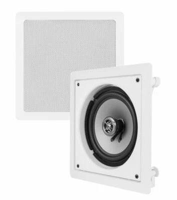 VM AUDIO SHAKER SERIES 6.5” In-Wall Speaker VM-WS65-S Single Speaker White New - Image 1 of 4