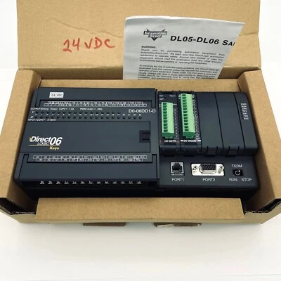 NEW Automation Direct Logic 06 Koyo D0-06DD1-D PLC Controller +D0-08TR D0-08CDD1 - Image 1 of 4