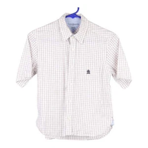 Age 9 Tommy Hilfiger Short Sleeve Shirt - Small White Cotton - Picture 1 of 8
