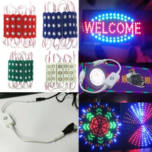 20PCS 5730 SMD 3 LED Module LED Strip String Light Waterproof DC 12V Tape Lamp - Picture 1 of 15