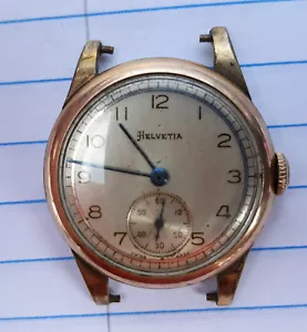 21HH16 OROLOGIO HELVETIA, SVIZZERO, 2021P 4114055, TELAIO PIEGATO, VENDUTO COSÌ COM'È, PER PARTI - Foto 1 di 5