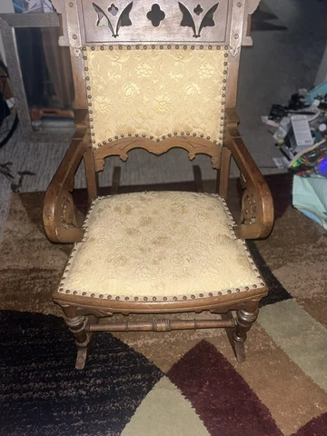 Victorian GooseNeck Rocker Rocking Chair Cover