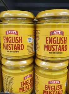 Batts English Mustard 185g x Pack of 4 - Picture 1 of 1