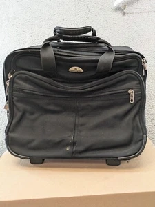Samsonite Carry On Luggage Carry On Wheels Extending Handle Black 14x17x10 - Picture 1 of 11
