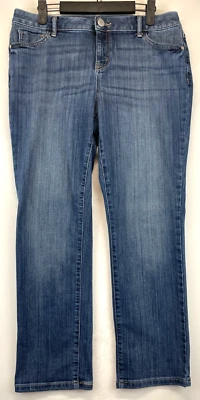 Pantalones de mezclilla capri Simply Vera by Vera Wang - para mujer talla 12P azul recortado (3129) Foto 1 de 4