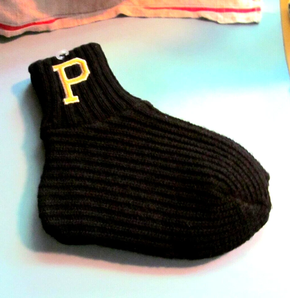 Purdue University,Large,Black,Knit Style,Winter,Adult,Foot Warmer Socks,NEW! - Image 1 of 1