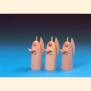 Schalling Krippenfiguren Halleluja-Engel 3-teilig, 6cm, 108N, kleine Krippe - Bild 1 von 2