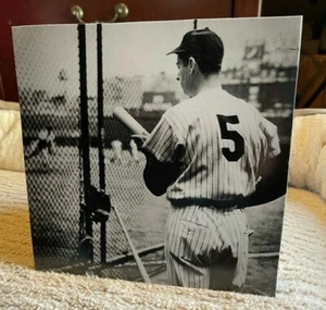Joe DiMaggio's 'Last Game' Baseball Tabletop Standee 8 X 8 - Picture 1 of 2