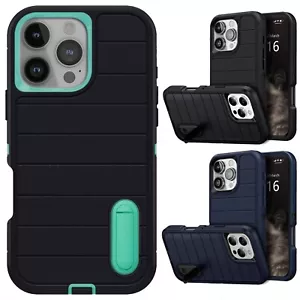 Custodia resistente supporto telefono per Apple iPhone 16/16+/16 Pro/16 Pro Max 5G - Foto 1 di 30