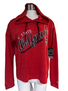 NEW NC North Carolina State Wolfpack Colosseum Hoodie Pullover Shirt Women M - Picture 1 of 5