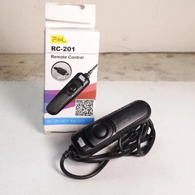 Pixel RC-201/UC1 Shutter Cable Release for Olympus SP-100ee,E-M5 MK2,E-M10 M2 - Image 1 of 3