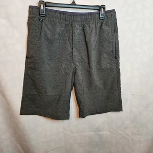 Voyager pantaloncino uomo taglia media elastico vita medio grigio antracite tasche zip - Foto 1 di 4