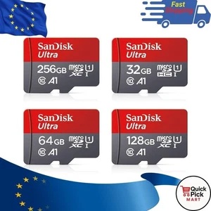 SanDisk Micro SD Card Ultra 64GB 128GB 256GB 512GB Class 10 Memory Card 100MB/s - Photo 1/9