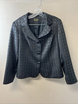 Avi Ellis Mujer Blazer Estampado Geométrico Negro Talla 16 D1206343 Foto 1 de 4