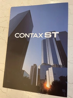 CONTAX ST Prospekt Broschüre DIN A4 Deutsch - mint wie neu - Imagem 1 de 3