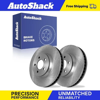 Front Brake Rotors Pair for 2005-2014 Ford Mustang 3.7L 4.6L V6 V8 - Image 1 of 3