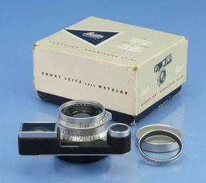 LEICA 35MM SUMMICRON F2 SAWOO-MW 11108 CANADA 8 ELEMENT LENS +EYES +CAPS +BOX - Picture 1 of 5
