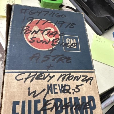 Топливный насос GM 6471160 1977-78 Pontiac Sunbird & Astre & Chevy Monza с двигателем 2,5 новый из старых запасов - Изображение 1 из 4