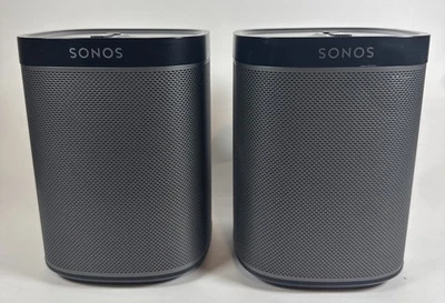SONOS Pair of Black Sonos Play:1 Wireless Wi-Fi Speakers - image 1 of 4