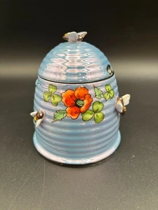 Vintage Noritake Lustre Ware "BEEHIVE" Honigtopf mit figürlichen Bienen ~ 4 3/4" hoch - Bild 1 von 11