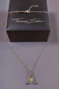 Beau Thomas Sabo collier argent massif chaine pendentif sterling silver necklace - Foto 1 di 10